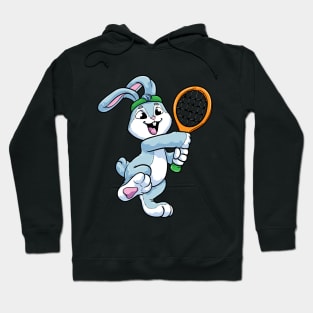 Rabbit as Tennis player with Headband at Tennis Hoodie